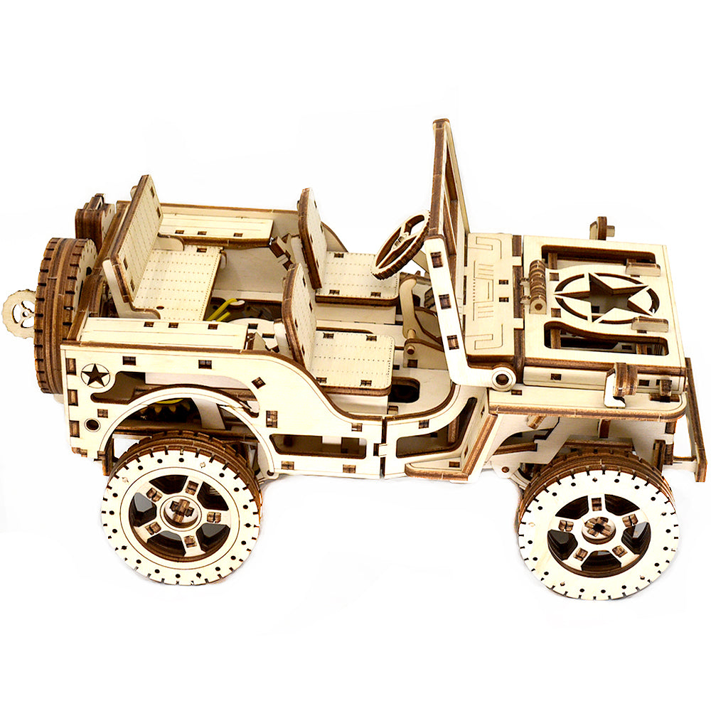 Military Jeep Wrangler Model Building Kit