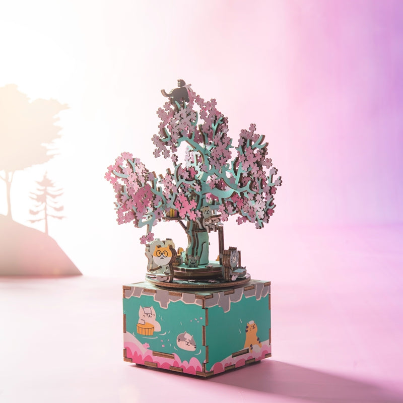 さくら - Mechanical Sakura Blossom Music Box