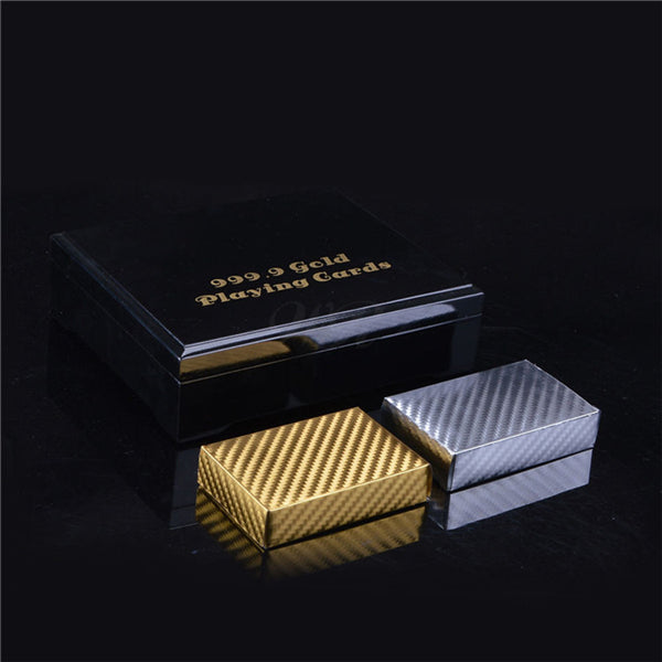 Royal Polished Silver & Gold Playing Cards